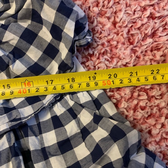 ‼️SOLD‼️Cutest layered gingham dress with frilly straps. - Picture 5 of 6